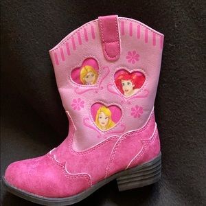 Disney Princess pink boots!